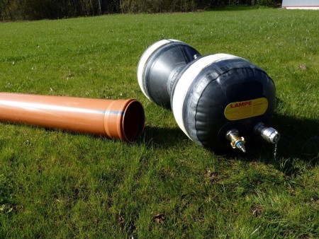 Пневматическое заглушающее перекрытие для проверки стыков на герметичность LAMPE, тип 1600 Пневматическое заглушающее перекрытие для проверки стыков на герметичность LAMPE, тип 1600