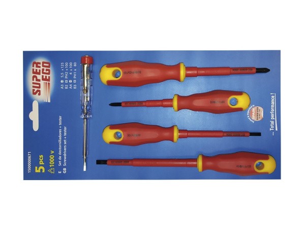 Набор диэлектрических отверток, упаковка Набор диэлектрических отверток, упаковка